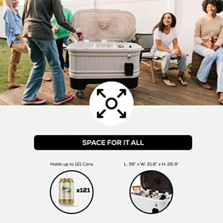 125-Ultimate Party Cooler on Wheels