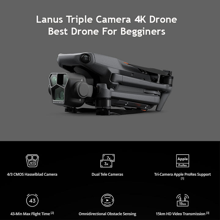 Lanus Triple Camera Drone