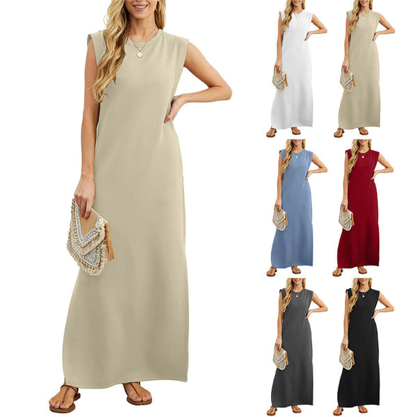Wrinkle-Free Split Skirt