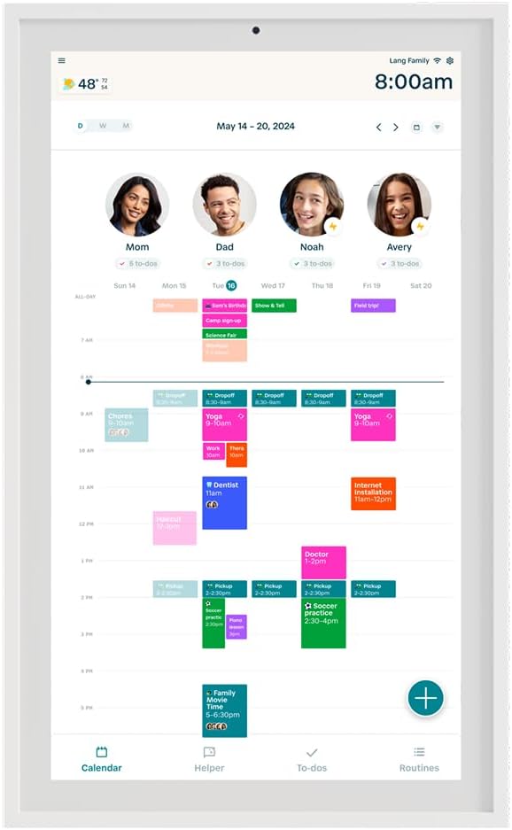 Smart Family Calendar Hub
