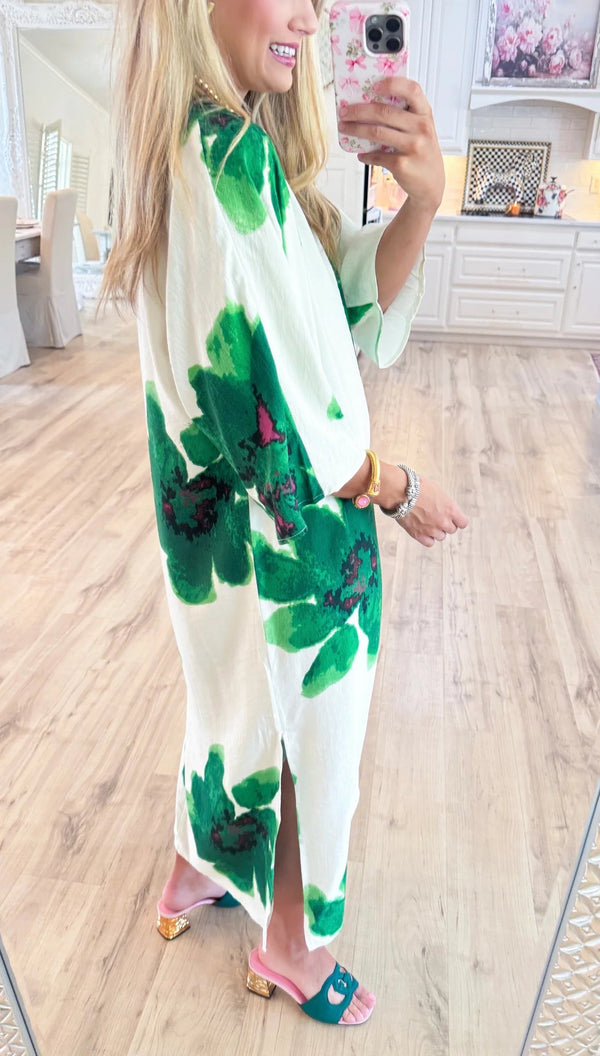 Charming Floral Maxi Dress