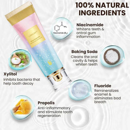 🔥 Final Day 65% OFF 🔥 LOVILDS™ Niacinamide Whitening Toothpaste